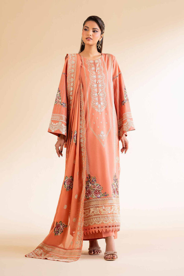 3 Piece - Dyed Embroidered Suit - 42501350