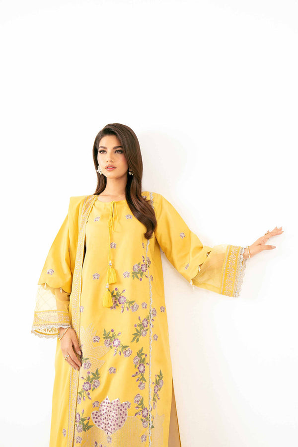 3 Piece - Dyed Embroidered Suit - 42501352